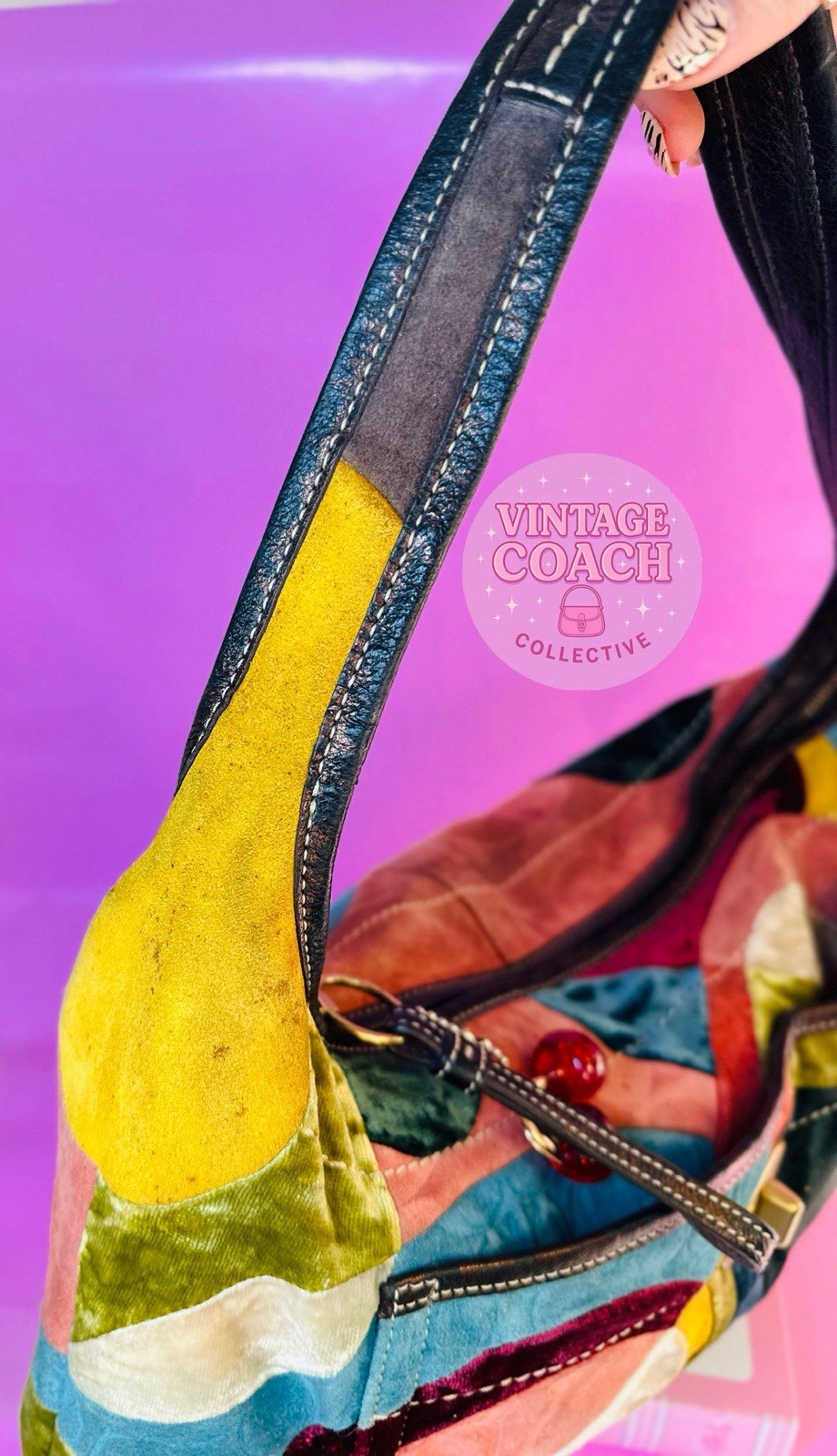 Coach Oversized Patchwork Ergo - image 3