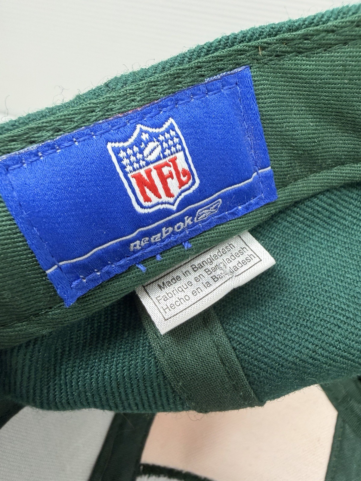 Vintage Green Bay Packers NFL Reebok Football 90s Strapback Hat Cap thumbnail 3