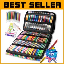 320 Gel Pens Set with Metallic Sparkle