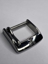 Fibbia con chiusura a tang in acciaio inox 16 mm originale Dubey & Schaldenbrand