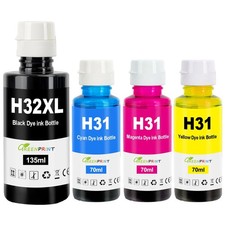 31 32XL Ink Bottle Refill Compatible For Smart Tank 5000 5100 Printer 4 PCS