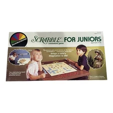 1982 SCRABBLE FOR JUNIORS Ed.5 #18 FACTORY SEALED Selchow Righter VINTAGE Game