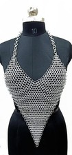 Chainmail Top 10 mm Aluminium Butted Chainmail Top Women's Cosplay Costume