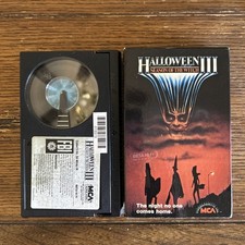 Vintage Halloween III 3 Season of the Witch Horror Beta Video. Blue Version