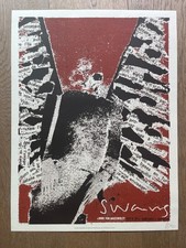 SWANS + VON HAUSSWOLF Gigposter | Concorde, Brighton 8. Oktober 2016 | Siebdruck