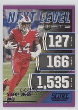2021 Score Next Level Stats Purple Stefon Diggs #NL12 0g4