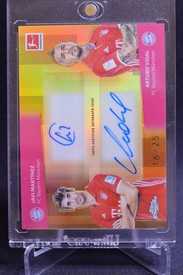 Javi Martínez / Arturo Vidal - Dual Auto /25 - 2025-26 TOPPS Chrome Bundesliga