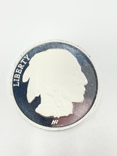 1 Troy Ounce 1 oz 0.999 Fine Silver Liberty Buffalo Round 75.00 per troy oz