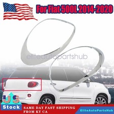 For Fiat 500l 2014-2020 Rear Left Right Side Taillight Lamp Trim Ring Chrome For Fiat 500l 2014-2020 Rear Left Right Side Taillight Lamp Trim Ring Chrome