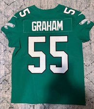 Brandon Graham Kelly Green Authentic Size 44 PHILADELPHIA EAGLES JERSEY