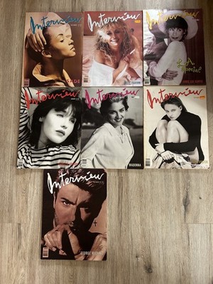 Interview Magazin Andy Warhol, Sade, George Michael, Madonna, SAMMLUNG RAR