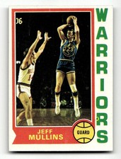 Jeff Mullins 1974-75 Topps #123 Golden State Warriors NBA
