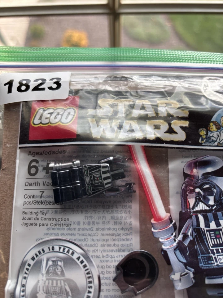 Lego Chrome Darth Vader 10 Year Anniversary Promotional sw218promo-1 Authentic - Image 2 of 4