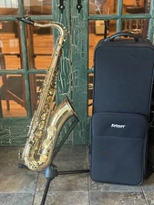 Selmer STS 411 Tenor Saxophone W Case, Pad-Saver, MouthPiece, & More