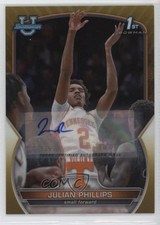 2022 Bowman U Chrome Prospect Gold Refractor 27/50 Julian Phillips #46 Auto zj3