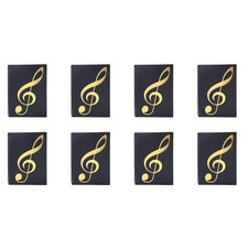 8X Sheet Music Folder, 60 Pages, Sheet Music/Holder,Fits Letter Size A4,7528