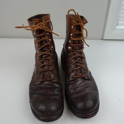 Vintage Red Wing Boots Mens Size 9.5 Brown Leather Iron Ranger Amber USA 50s 60s Vintage Red Wing Boots Mens Size 9.5 Brown Leather Iron  main image 2