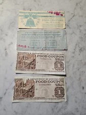 FOOD STAMP COUPON 1994 & 1998 M/C G USDA SCRIP 