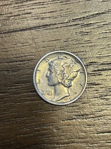 1943S Mercury Dime AU