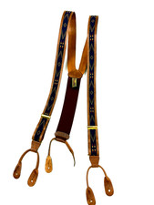 Trafalgar Suspenders Mens One Size Brown Aztec Southwestern Button End Braces