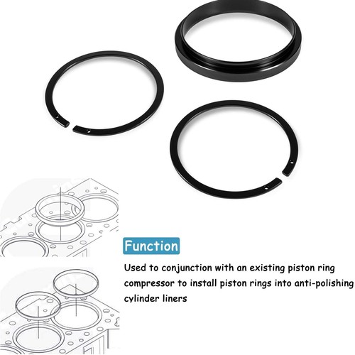 For 3 pcs Piston Ring Compressor Adapter & Anti-Polishing Ring Replace 5299339 - Picture 8 of 12
