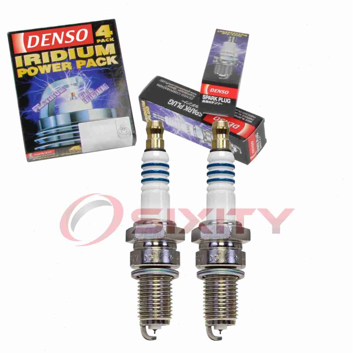 2 pc DENSO 5375 Iridium Power Spark Plugs for IX22B 7803 12 12 9 061 882 12 wl