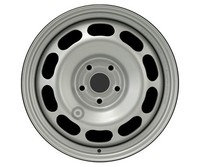 1X Alcar 9987 Schwarz/Silber 6.5Jx17 5X114.3 ET39