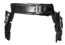Handcrafted Dual Black Western Leather Gun Holsters  Belt Cowboy Action 45 Colt