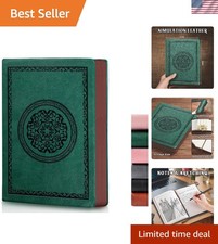 2026 Leather Vintage Journal Notebook,300 Pages,Leather Softcover Lined Journ...