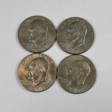 Lot of 4 1978 Eisenhower IKE Dollars Philadelphia Mint Last Year of Issue