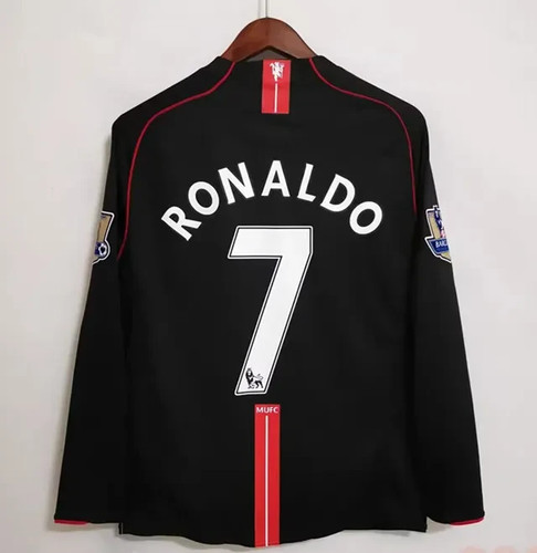 Ronaldo 2007-2008 Man Utd Third League Edition Retro Soccer Jersey