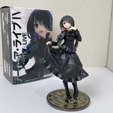 20cm Date A Live Anime Figure Black Dress Casual Wear Kurumi Tokisaki PVC