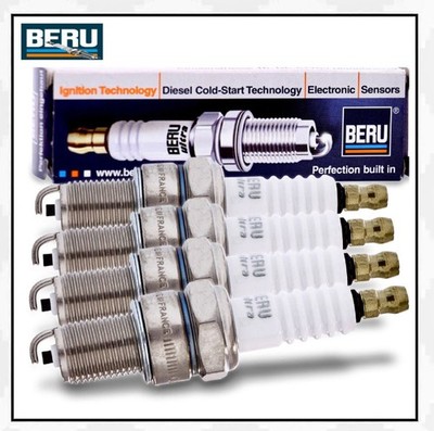 4x BERU ZÜNDKERZEN RENAULT MEGANE II FIAT CITROEN PEUGOT ULTRA Z193