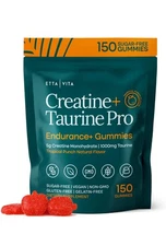 Etta Vita Sugar Free Creatine Taurine Pro Endurance 150 Gummies 8/2027