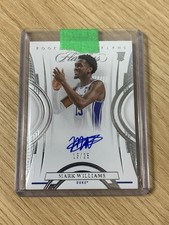 2022-23 Panini Flawless Mark Williams Rookie Autographs #/25 Rookie Auto