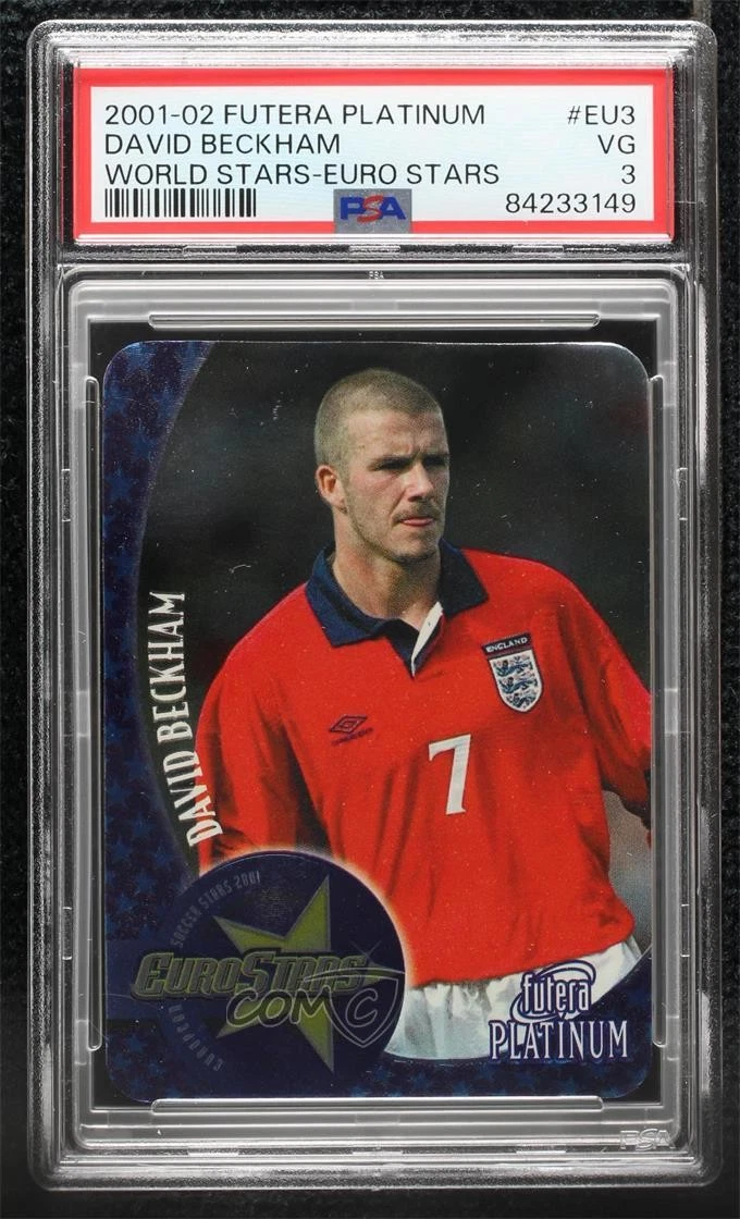 Carte Michael Owen Futera Platinum World Stars 2001 – 1ère Classe – Angleterre