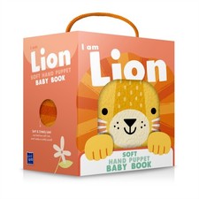 Soft Hand Puppet Baby Book Lion (Paperback Book)