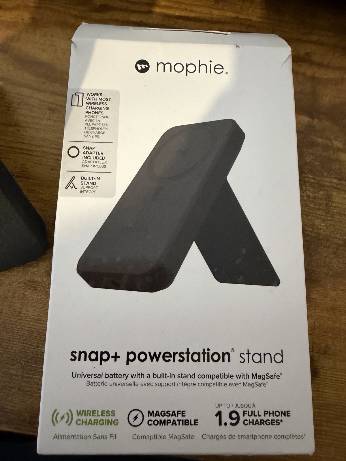 mophie Snap+ 10000 mAh Wireless Powerstation Stand - Black