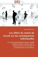 Dupuis-M | Les Effets Du Statut De Travail Sur Les ConséQuences Individuelles