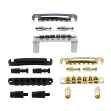 FLEOR LP Tune-O-Matic Guitar Bridge Tailpiece for LP Style Guitar Parts 3 Colors