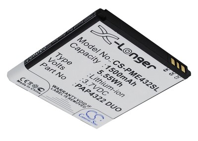 Battery for PRESTIGIO MultiPhone 4322 Duo PAP4322 1500mAh 4894128096368