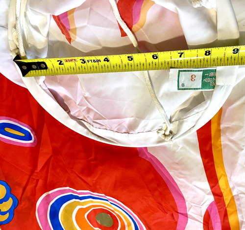 ATQ GIANT 10 FT 1970's Pink Koi Fish Windsock Flag Koinobori Mid Mod Decor Japan - 第 5/12 張圖片