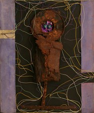 Raccagni Andrea (1921-2005)- Mista su tela -no angeli,festa,annigoni,treccani