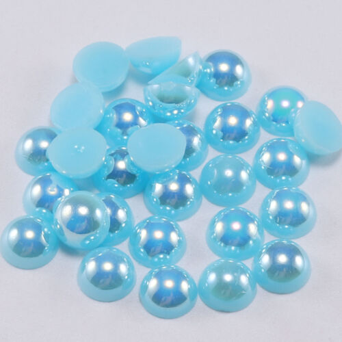 ABS Half Round Pearl Flat Back Scrapbook DIY Jewelry Making - Picture 134 of 185
