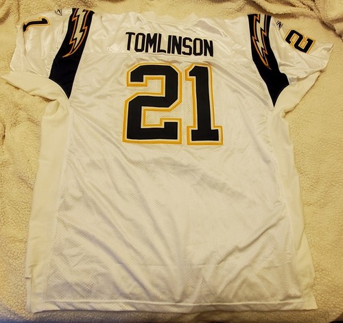 NWT Reebok LaDainian Tomlinson Jersey - White - Men's Size 58 - Picture 2 of 4