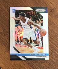 Khyri Thomas 2018-19 Prizm Silver Rookie Card #122 Detroit Pistons Creighton RC. rookie card picture
