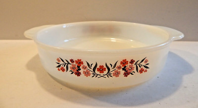 Anchor Hocking Fire King #450 Primrose  8'' Round Baking Dish