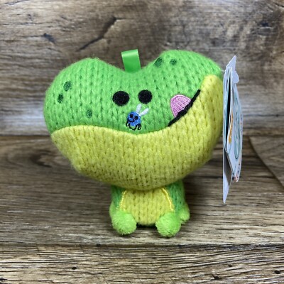 Ami Amis Pickle the Green Frog 4'' Wave 1 Animal Crochet Plush Jakks Pacific: NWT