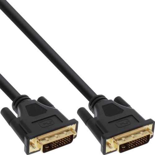 InLine® DVI-D Anschlusskabel Premium, digital 24+1 Stecker / Stecker, Dual Link, - Bild 1 von 3