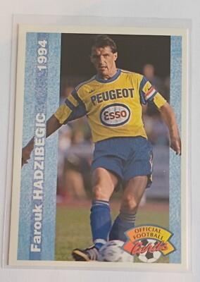 Carte Card n°88 Farouk HADZIBEGIC Sochaux Panini Official Football Cards 1994
